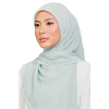 Sulam Teja Cotton Voile Square in Jade Green